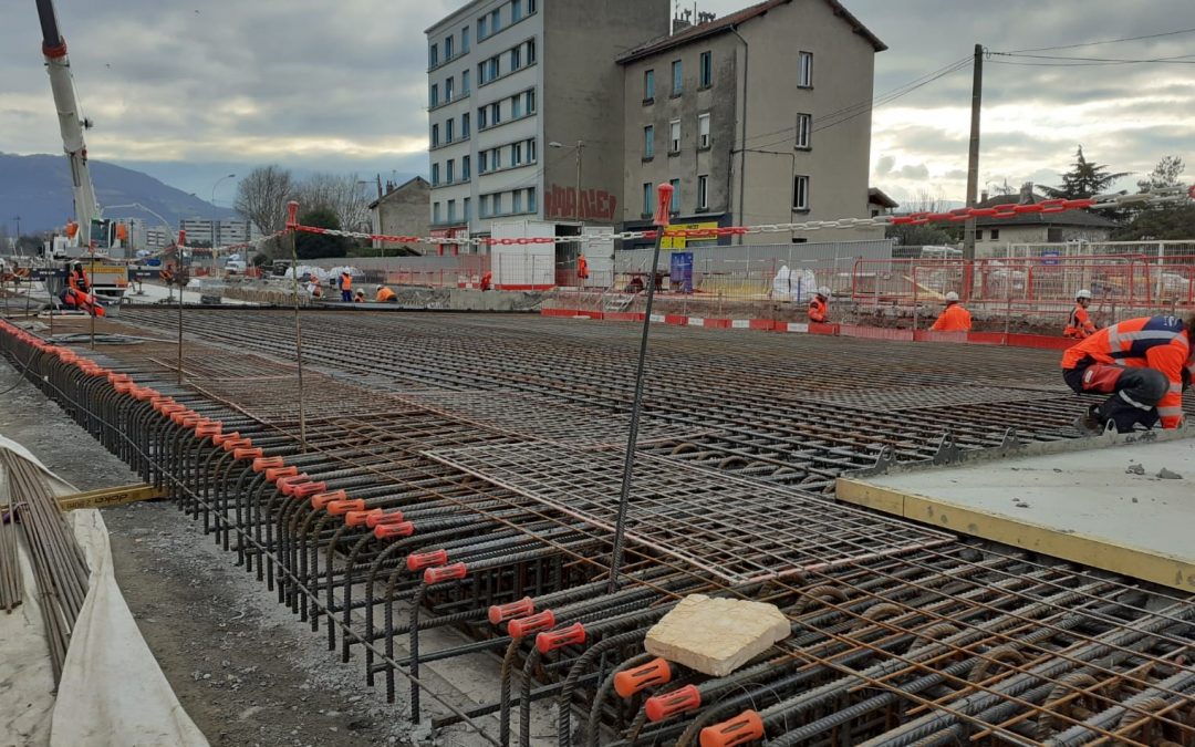 02-2023 – L’échangeur du Rondeau RN87 – ECHIROLLES (Sud de GRENOBLE)